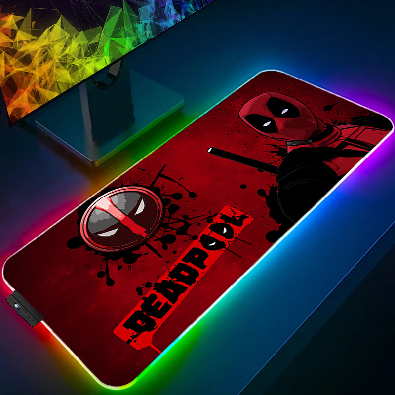 Gaming Accessories For Gaming Desk - Alfombrilla de ratón LED para videojuegos,