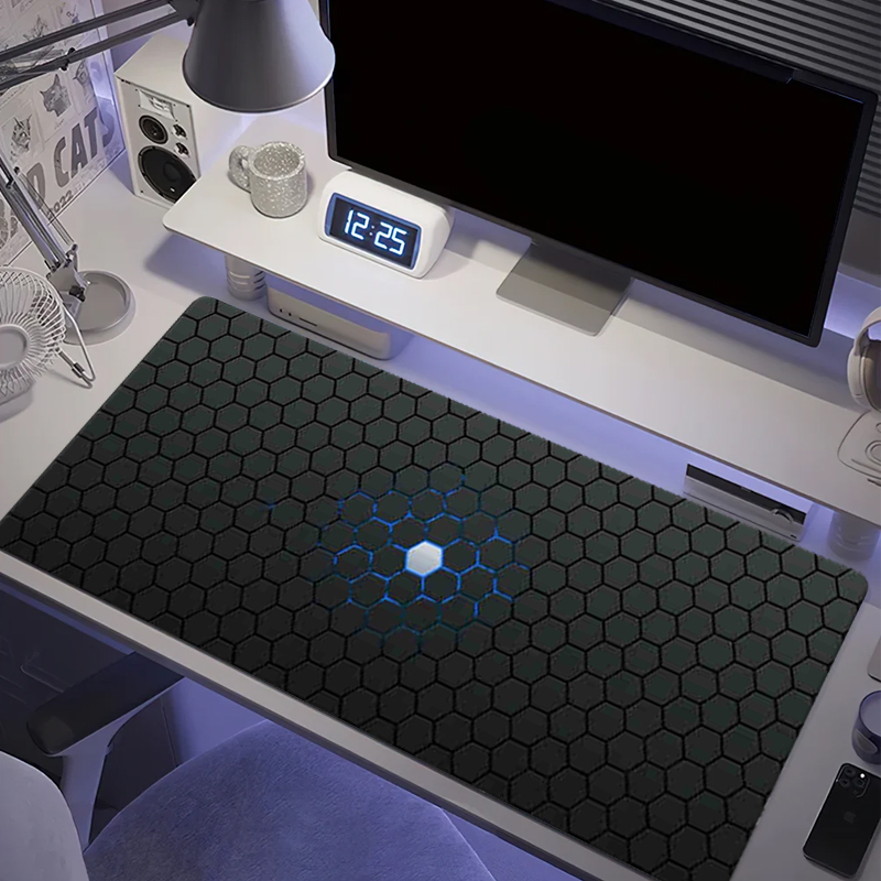 Gaming Accessories For Gaming Desk - Alfombrilla de ratón grande hexagonal para
