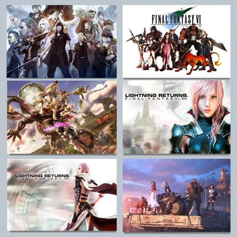 Póster en lienzo de Final Fant - Gaming Accessories Wall reseña y precio