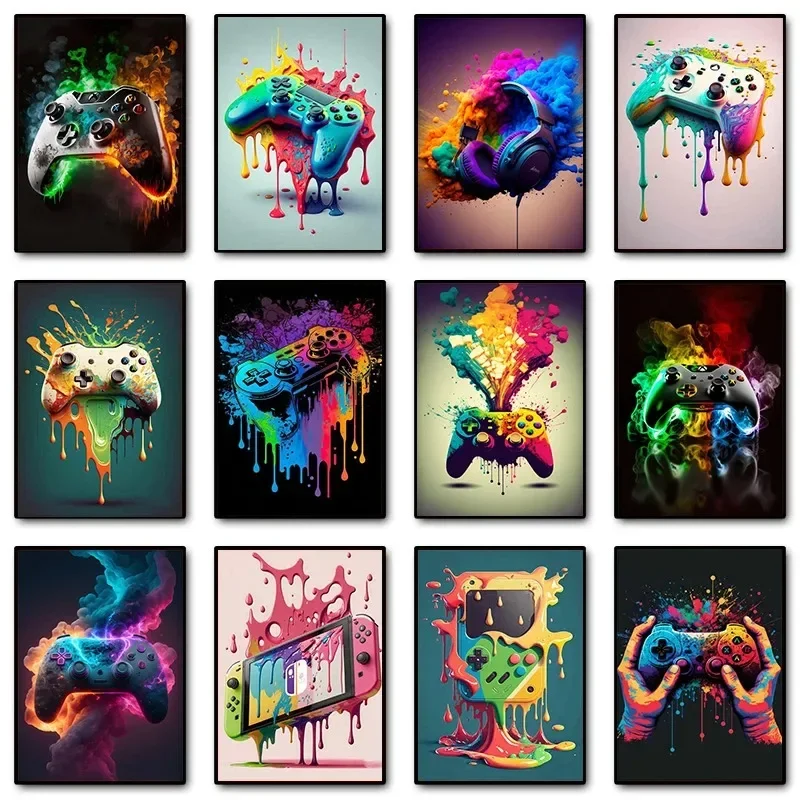 Arte Pop Colorido de Controlad - Gaming Accessories Wall reseña y precio