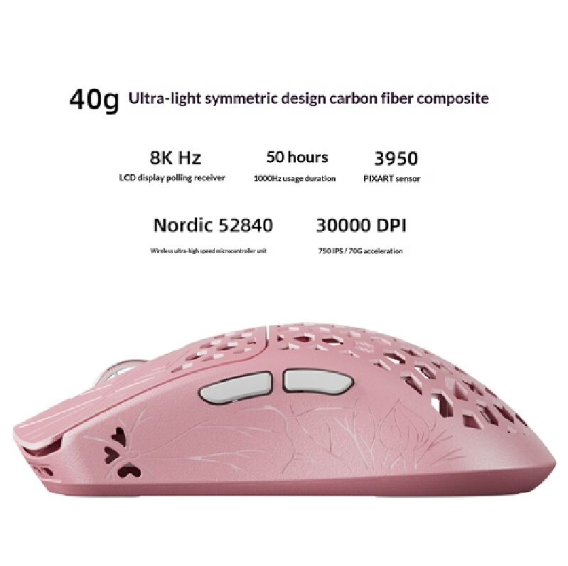 Ratón Vancer Akitsu Rosa de Fi - Gaming Accessories For Valorant reseña y precio